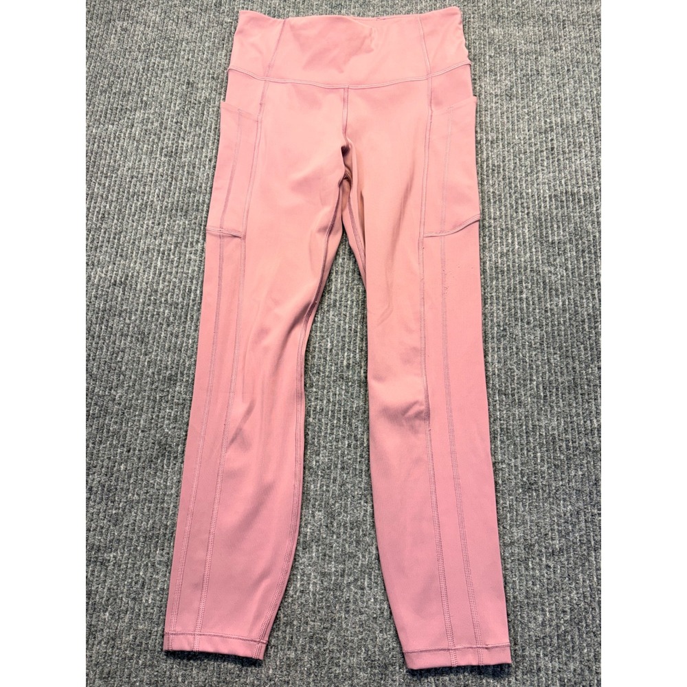 Athleta Ultimate Stash 7/8 Tight Pink High Rise Pocket Leggings Small S